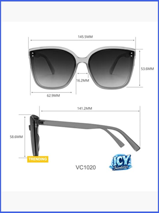 100% UV Protective Square Sunglasses with Gradient Lenses main image 5